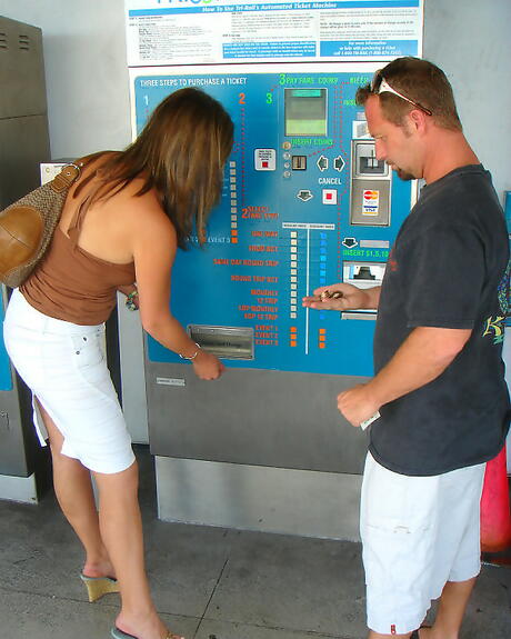 Luscious milf April in fancy skirt in sex scene 